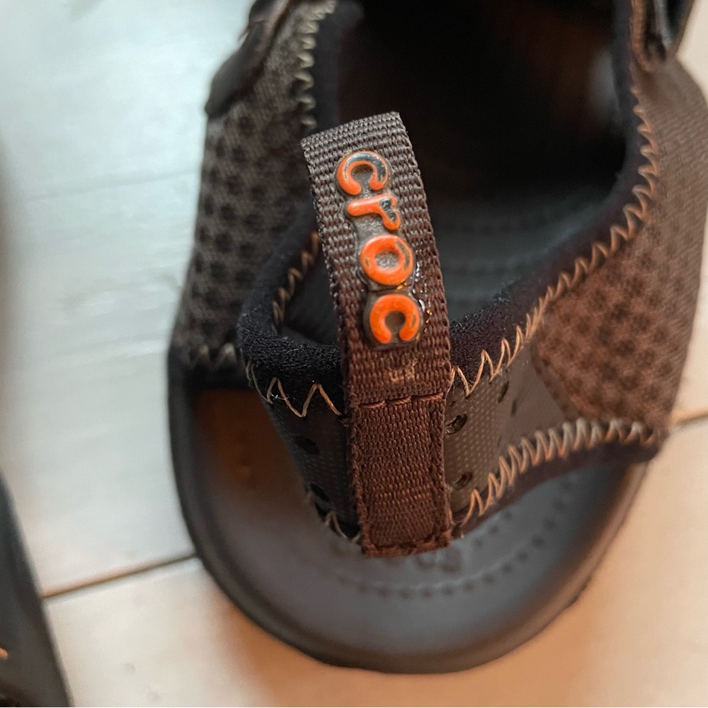 CROCS Brown Men’s Swiftwater Shoes Mesh Flexible Supportive Hiking Active Sz 12 - Picture 11 of 11